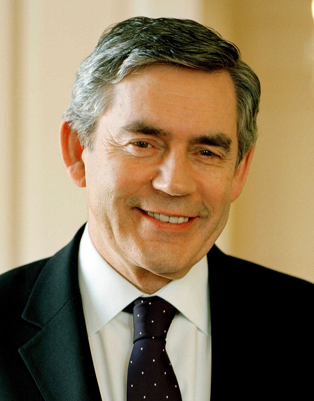 Official portrait of Prime Minister Gordon Brown, circa 2008
